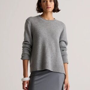 Quince Mongolian Cashmere Boxy Crewneck Sweater
